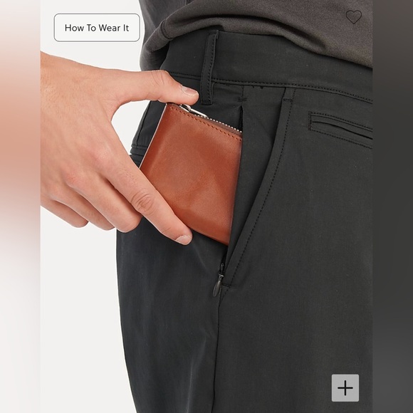 J.Crew NWT 1040 Athletic tapered-fit tech pant in black 34/32 - Picture 2 of 7